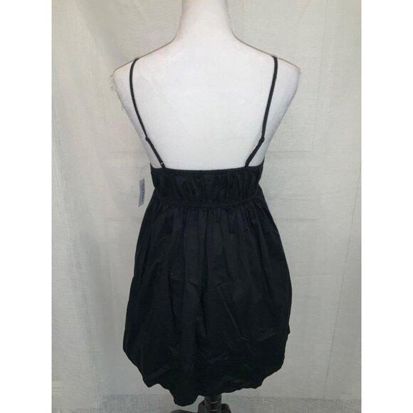 Old Navy Black Spaghetti Strap Dress size Small NEW 100% Cotton - Picture 3 of 6